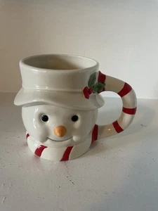 Lenox Porzellan Schneemann Figur Tasse - Weihnachten Kaffeetasse - Bild 1 von 5