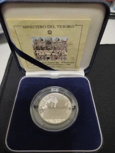 ITALIA 1994 - 1000 LIRE D'ARGENTO 1994 - ANNO MARCIANO IN VENEZIA - PROOF - Foto 1 di 1