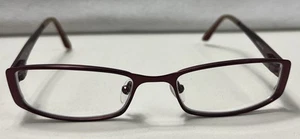 Jill Stuart JD005-6 Womens Burgundy Jeweled Eyeglass FRAMES ONLY 50 17 135 - Picture 1 of 8