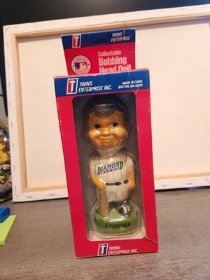Arizona Diamondbacks Boy Face Bobble Head Béisbol MLB Coleccionable RARO Foto 1 de 4