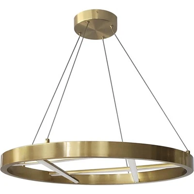 Lámpara de araña Dainolite Lighting DNT-2440LEDC-AGB Dante latón envejecido Foto 1 de 2