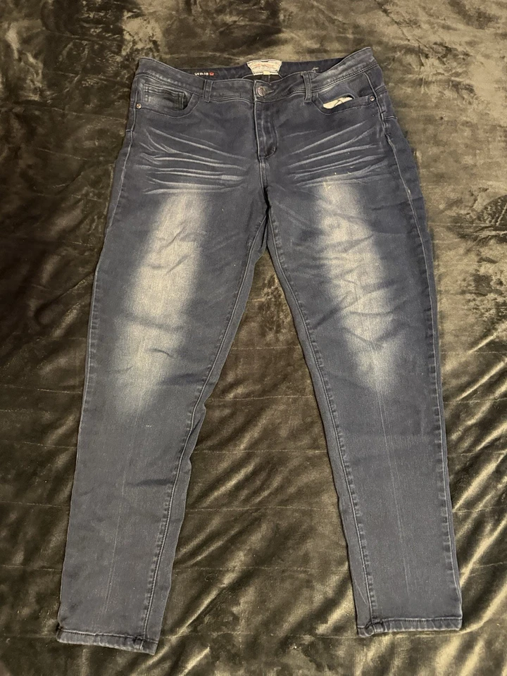 Hot Kiss Denim Comfort Jeans Women’s Size 18 Blue Stretch Casual Pants - Image 1 of 4