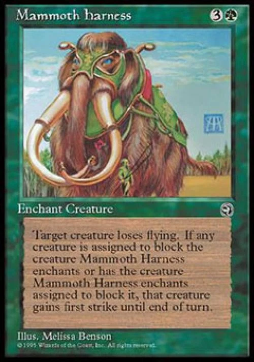 Mammoth Harness - Light Play MTG Homelands - Image 1 of 1