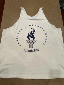 Vintage Champion Atlanta 1996 Olympics Men’s Tank Top Size XL RARE Dream Team - Picture 1 of 4