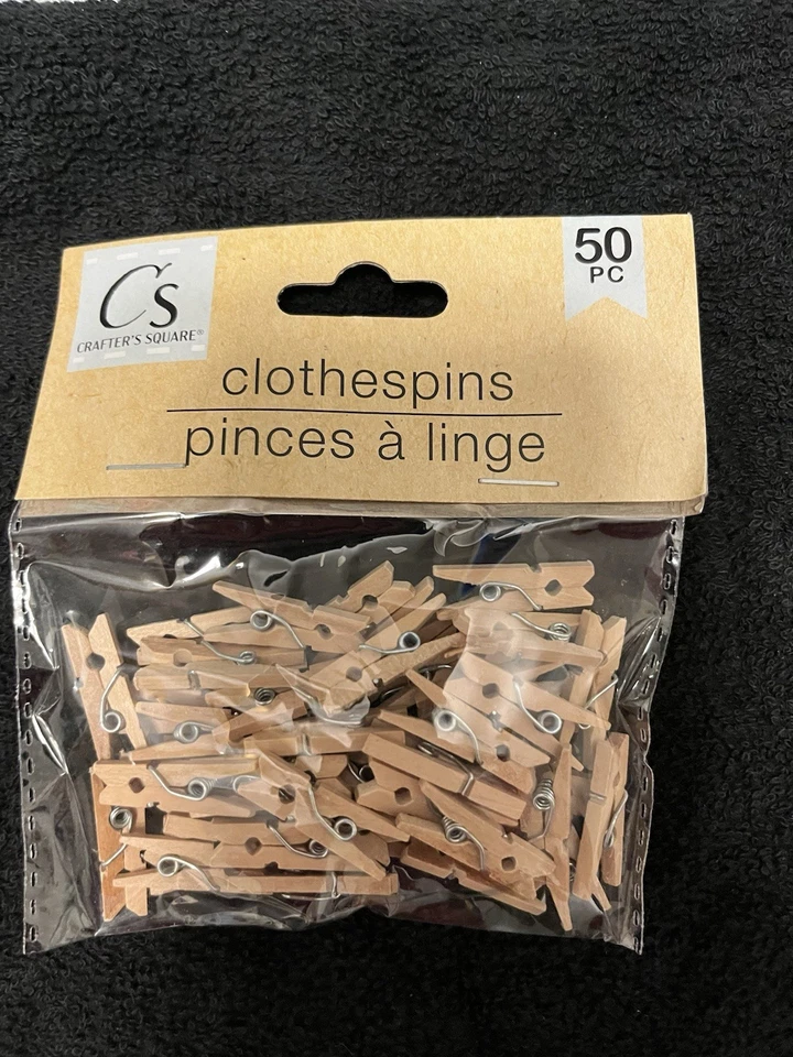 NUEVO Crafter's Square Mini pinzas para la ropa 50 piezas ENVÍO GRATUITO Foto 1 de 1