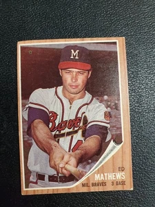 Topps Eddie Mathews #30 1962 en muy buen estado-excelente limpio - Imagen 1 de 3