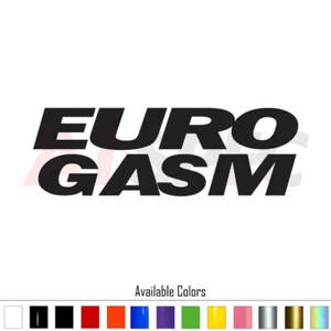 EUROGASM Sticker Waterproof Outdoor Vinyl Decal for EURO Car Van Truck SUV - Bild 1 von 5