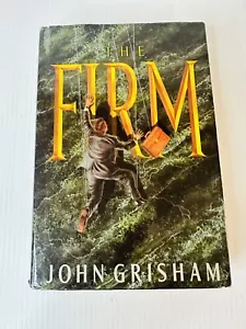 John Grisham HCDJ The Firm 1991 Very Good Legal Thriller - Picture 1 of 10