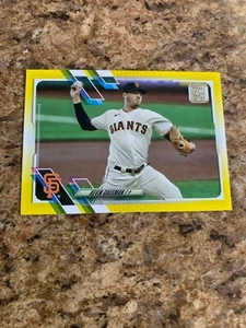 Kevin Gausman 2021 Topps Yellow Walgreens SP Parallel # 328 San Francisco Giants - Picture 1 of 1
