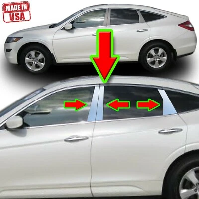 Juego de 6 postes de cubierta de puerta para Honda Accord 10-15 (Crosstour) Foto 1 de 4