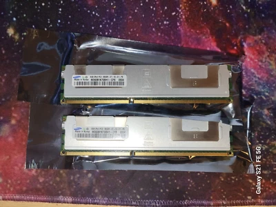 16GB SAMSUNG 2RX4 PC3-8500R-07-10-E1-P0 SERVER MEMORY - Image 1 of 3