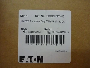 EATON PXM2260TA55405 PXM2260 TRANSDUCER 65A2058G04 / 5A 24-48VDC 50HZ NEW - Picture 1 of 2