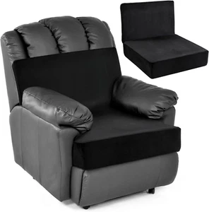 HOMBYS Memory Foam Recliner Chair Cushions for Elderly, 4" Thick Chair Pads with - Picture 1 of 12