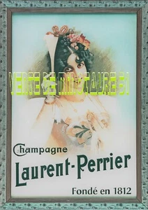 Pub - Champagne Laurent Perrier - 51 Marne - peu courant - affiche plastifiée - Photo 1/12