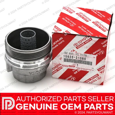 GENUINE Toyota Lexus OEM Oil Filter Housing Cap Holder 15620-31060 / 1562031060 - Image 1 of 3