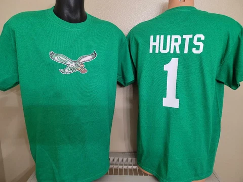 1912 Mens PHILADELPHIA EAGLES JALEN HURTS Vintage Football Jersey Shirt NEW Cover