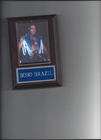 BOBO BRAZIL PLAQUE WRESTLING WWF NEW Cover