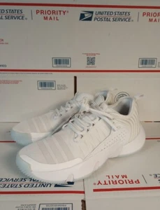 Size 10 - Adidas Trae Unlimited Low White/ Dawn Bottom Men’s Basketball Shoes - Picture 1 of 13