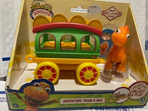 Jim Henson's Dinosaur Train Adventure Train & Ned With Data Card Cover