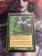 MTG - Reclamation Sage. Time Spiral Remastered - Timeshifted. Green Elf Creature