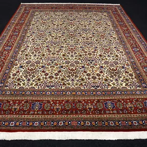 Orient Teppich Keschan 317 x 241 cm Keshan Beige Rot Kaschan Handgeknüpft Kashan - Bild 1 von 11