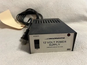 Vintage Used MICRONTA 12 Volt Power Supply Working Ham Radio 22-127 D Shack - Zdjęcie 1 z 4