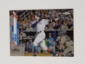 Tarjeta de béisbol Aaron Judge 2020 Topps actualización cromada #U-65 New York Yankees - Imagen 1 de 2