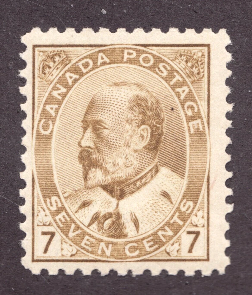 1903-08 Canada Sc# 92 - 7¢ King Edward VII. MNH  - Image 1 of 1