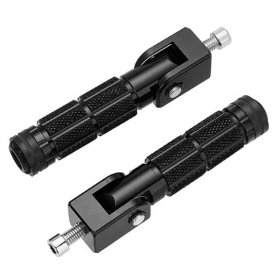 Motorcycle Folding Footrests Pegs Rear Passenger Foot Pedal For M8 CNC Aluminum - Image 1 of 4