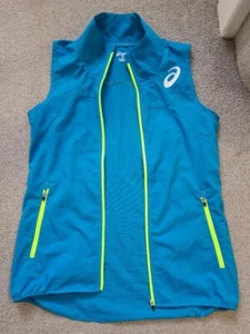 ASICS Womens Sleeveless Running Jacket XS - Picture 1 of 5