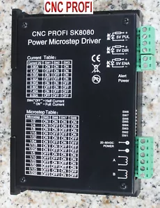 Motor Control Power Amplifier for 1 Axis - SK8080 - 3.8 - 8A / 20 - 80VDC New - Picture 1 of 3