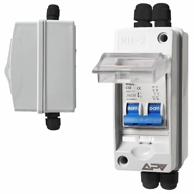 DC Trennschalter Solar PV Sicherungsautomat Leistungsschalter 2-4 Polig 10A-125A - Bild 1 von 4