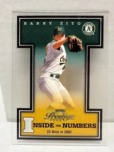 Playoff Prestigio 2003 dentro i numeri /2002 Barry Zito #IN-10 - Foto 1 di 2