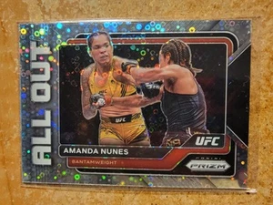 2023 Panini Prizm UFC Amanda Nunes All Out Silver Disco Prizm #21 - Picture 1 of 1