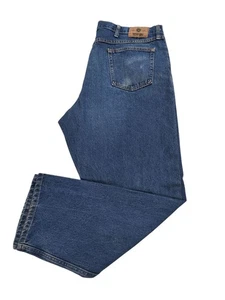 Pantalones de mezclilla Wrangler 5 estrellas premium para hombre talla 42W 32L azules relajados sueltos occidentales  - Imagen 1 de 10