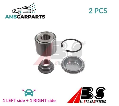 WHEEL BEARING KIT SET PAIR REAR 201014 ABS 2PCS NEW OE REPLACEMENT - Image 1 of 4
