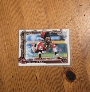 2025 Topps Holiday #H97 Elly De La Cruz Christmas Lights - Bild 1 von 2