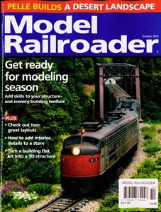MODEL RAILROADER MAGAZINE OCT 25 - Picture 1 of 1