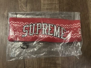 Supreme New Era Arc Logo Headband Red 2017 - Picture 1 of 2