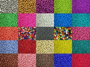 4mm Opaque glass seed beads (size 6/0) 50g pack, many colours, Buy 4 Get 1 Free - Picture 1 of 46