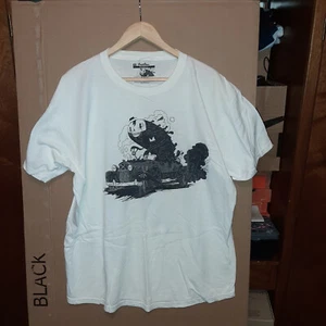 threadless t shirt white xl 'mr brown' by joshua agerstrand cartoon car - Picture 1 of 4