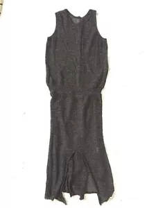 VESTIDO DE PUNTO DE LANA GRIS YOHJI YAMAMOTO con FALDA ENVOLVENTE INFERIOR - TALLA 2 - Imagen 1 de 11
