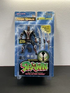 SPAWN McFarlane Toys NINJA SPAWN Deluxe Edition Action Figure 1995-Shelf Wear - Picture 1 of 6