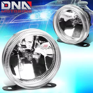 UNIVERSAL CLEAR 3.5" ROUND FOG LIGHT/LAMP/MOUNT+BULBS FOR SUV/PU TRUCK OFFROAD - Foto 1 di 5