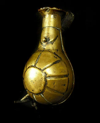 Poire à poudre ou pulvérin Afrique du Nord Maghreb XIX  Powder horn  Pulverhorn - Photo 1/4