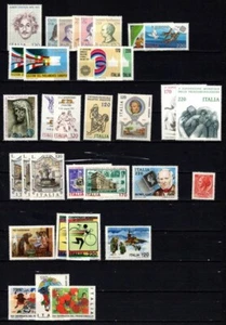Italia 1979 ~ MNH ~ Lote de 33 diferentes - Imagen 1 de 1