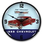 Retro Style 1955 Chevrolet Chevy Two Ten LED Lighted Man Cave Game Room Clock