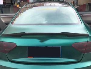 For Audi A5 B9 SLINE S5 RS5 4-Door 2017+ Gloss Black Rear Trunk Boot Lip Spoiler - Picture 1 of 9