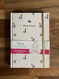 Disney Classics Alice In Wonderland Lined A5 Hardback Notebook New