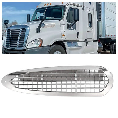For Freightliner M2 2002-2018 Chrome Hood Side Air Intake Vent Grille Side Grill Foto 1 de 4